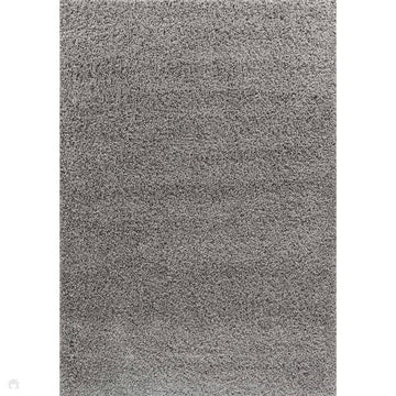 Oxford OXF00 Plain Plush Soft Stain-Resistant Textured Polypropylene Shaggy Grey Rug-Desire Rugs-Rug Love - The Most Loved Rug Store